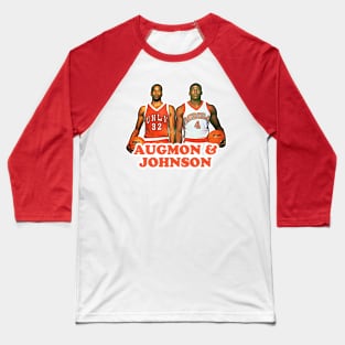 Stacey Augmon and Larry Johnson 1991 Baseball T-Shirt